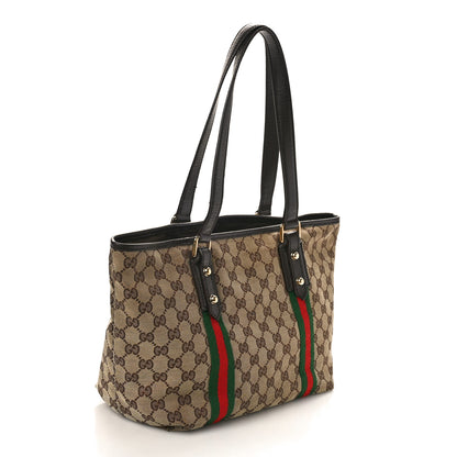 Gucci Monogram Medium Jolicoeur Tote Dark Brown 2 of 13