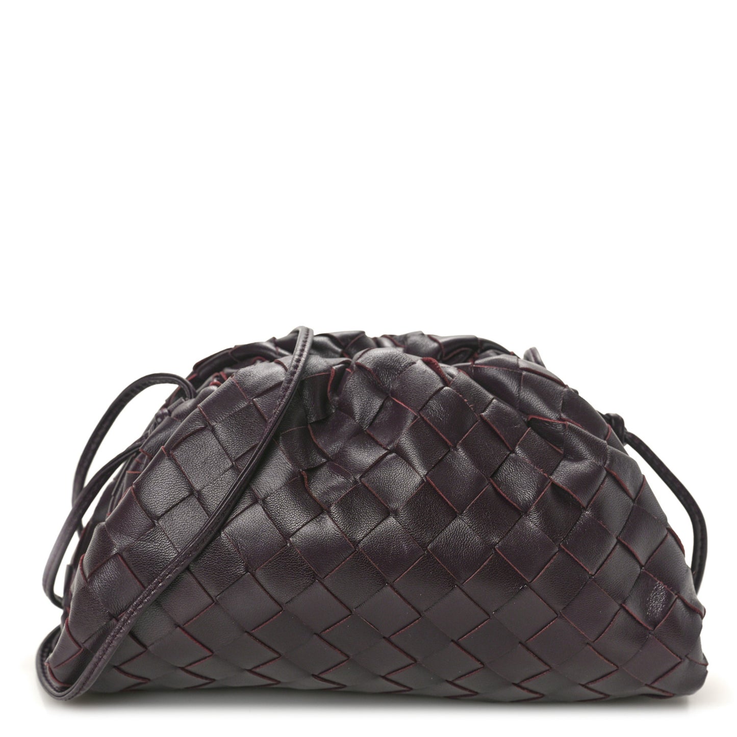 Nappa Intrecciato The Mini Pouch Grape