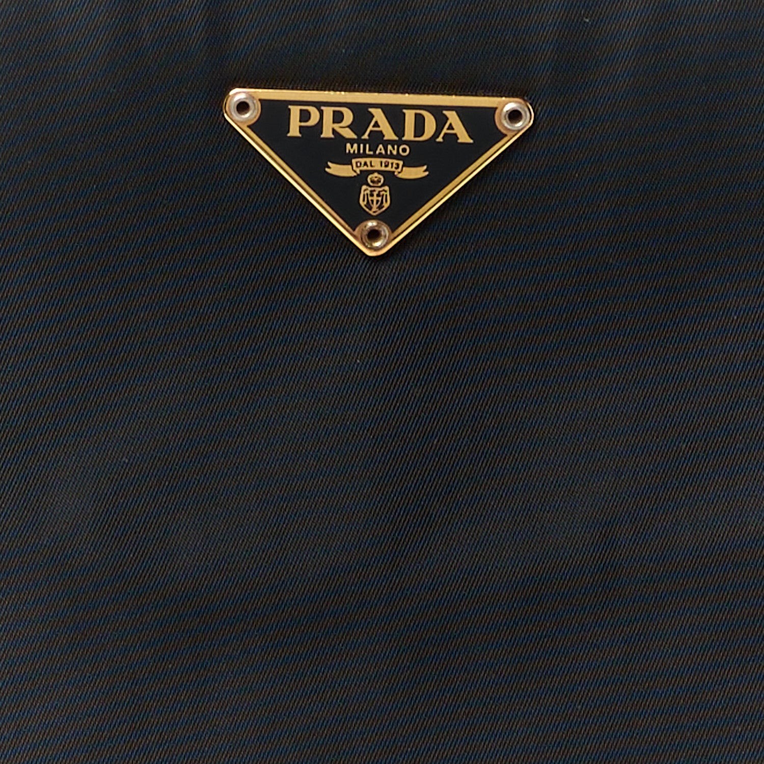 Prada Tessuto Nylon Soft Calfskin Shoulder Bag Black 8 of 11