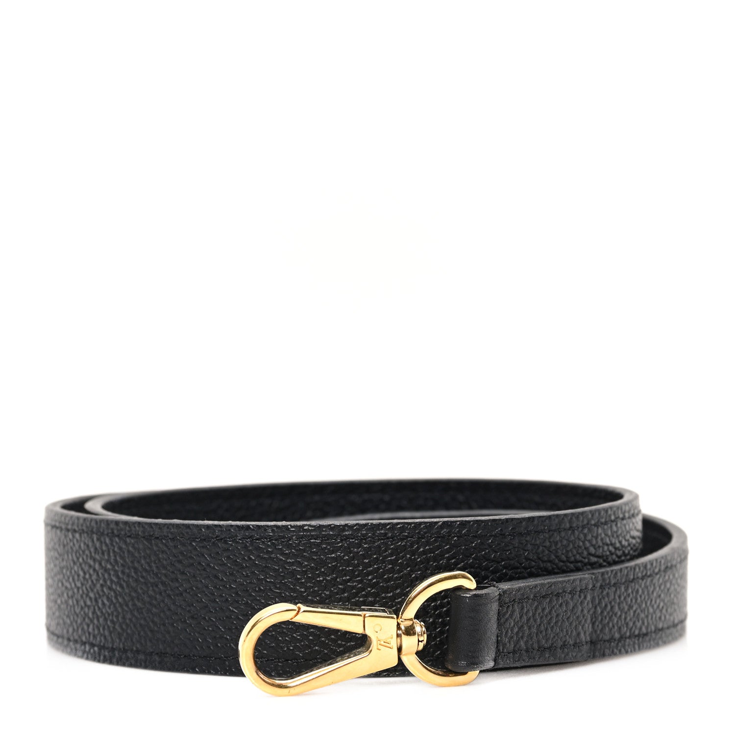 Louis Vuitton Calfskin Alma BB Shoulder Strap Black 1 of 3