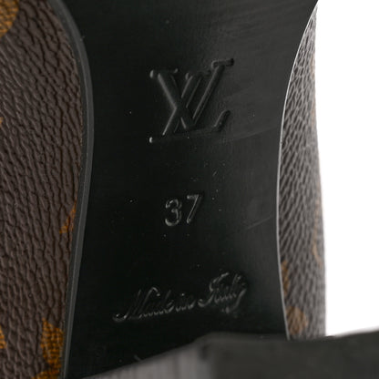 Louis Vuitton Patent Monogram Star Trail Chelsea Ankle Boots 37 6 of 19