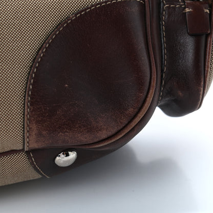 Prada Jacquard Logo Shoulder Bag Corda Bruciato 6 of 6