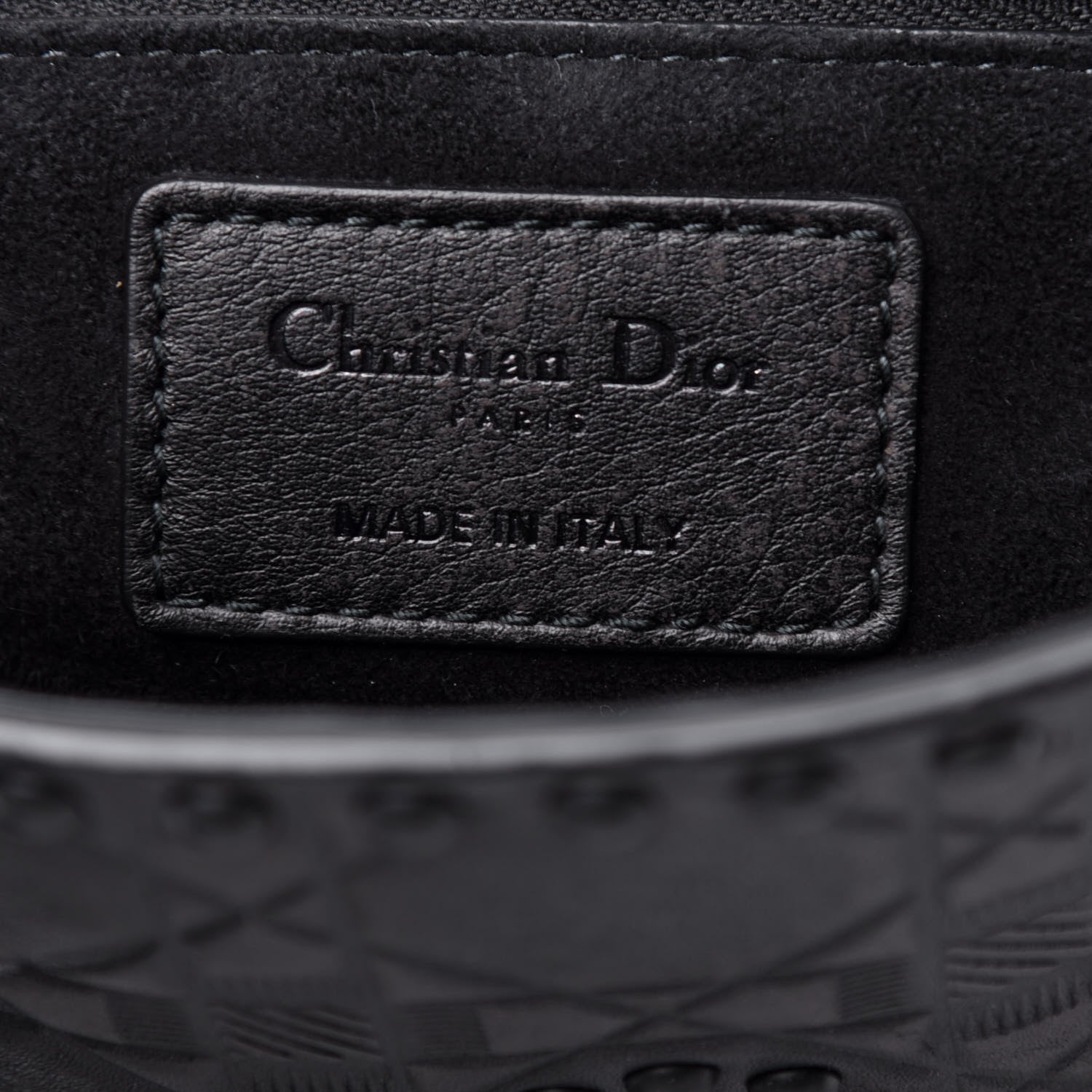 Christian Dior Lambskin Studded Matte Cannage Medium Lady Dior So Black 6 of 35