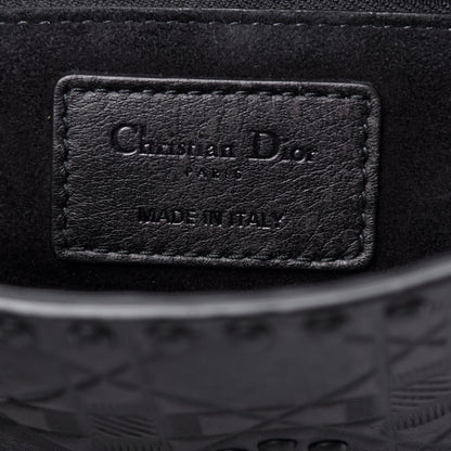 Christian Dior Lambskin Studded Matte Cannage Medium Lady Dior So Black 6 of 35