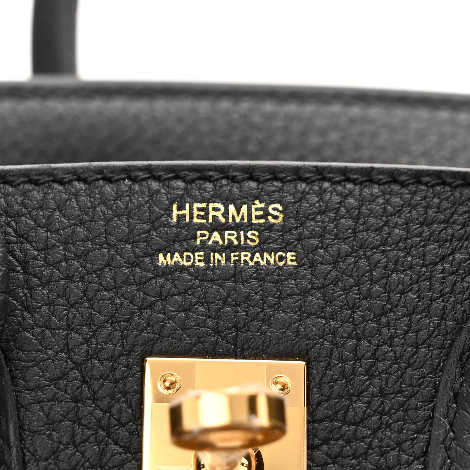 Hermes Togo Birkin 25 Black 6 of 11