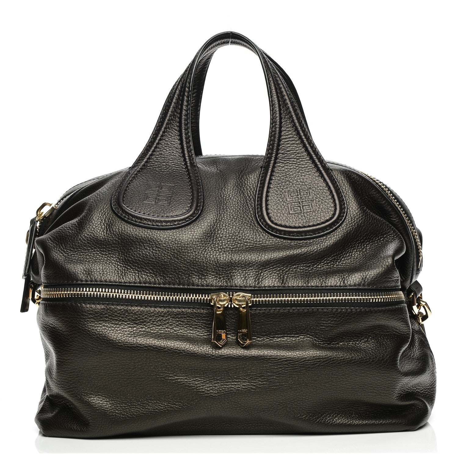 Givenchy Grained Calfskin Medium Zip Animation Nightingale Black 1 of 7