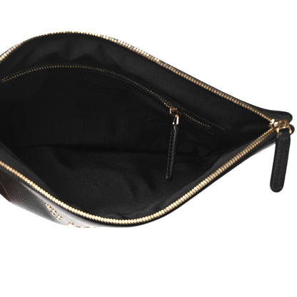 Chanel Caviar Studded Medium Deauville Pouch Black 5 of 9