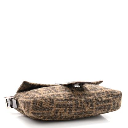 Fendi Wool Zucca Baguette Tobacco 4 of 9