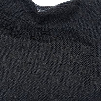 Gucci Monogram Medium Horsebit Chain Hobo Black 12 of 12