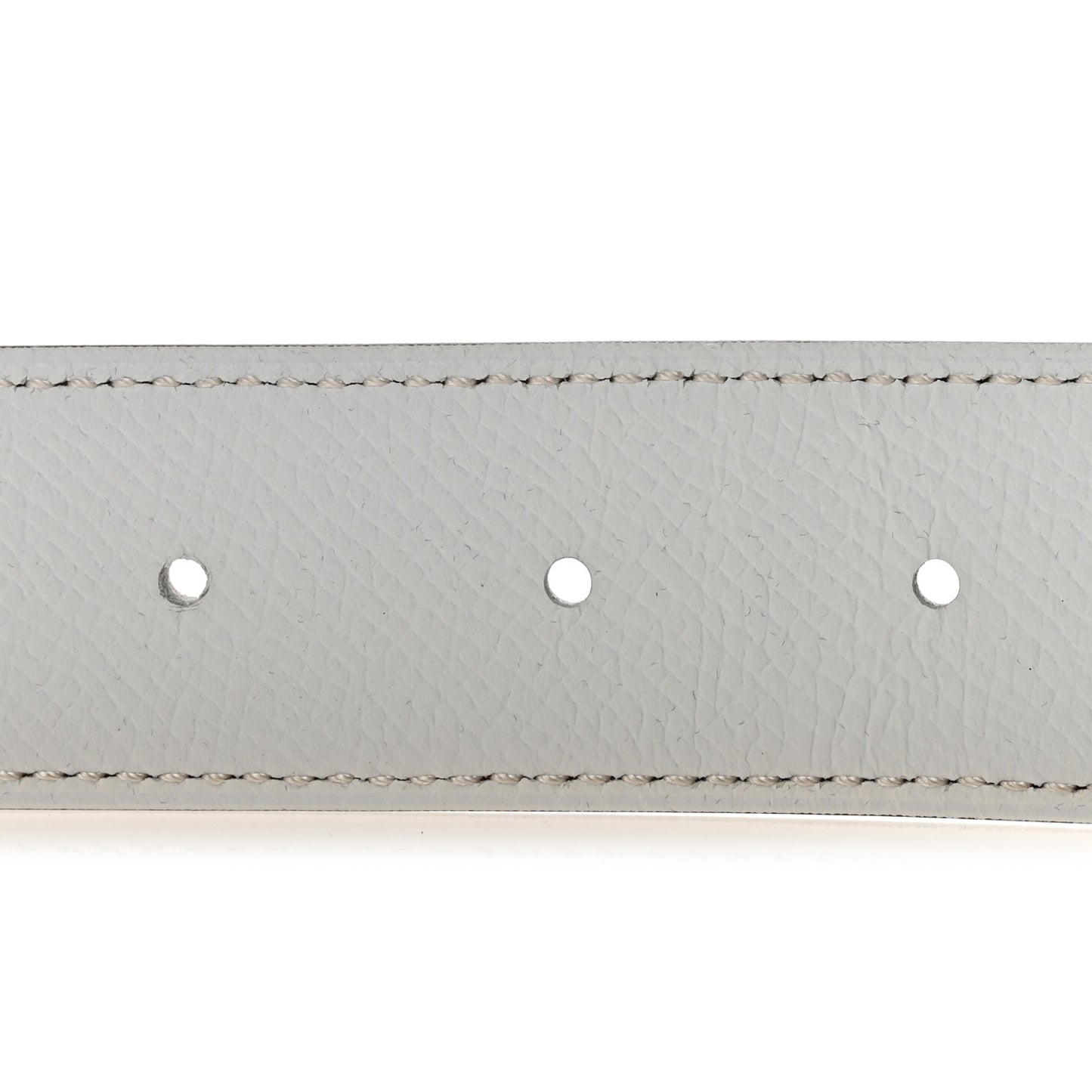 Swift Epsom 32mm Au Carre H Belt 90 36 Craie White