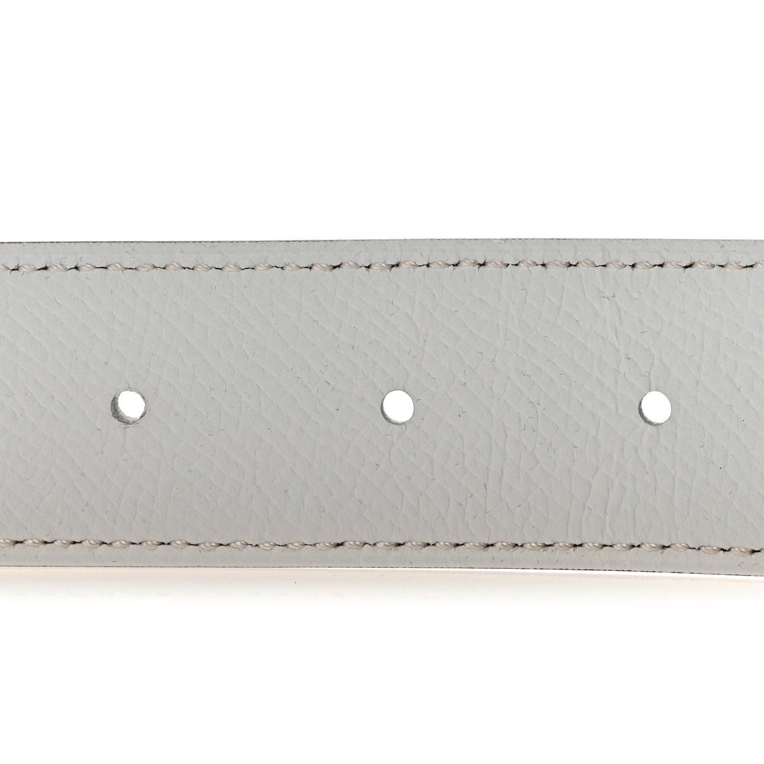 Hermes Swift Epsom 32mm Au Carre H Belt 90 36 Craie White 4 of 7
