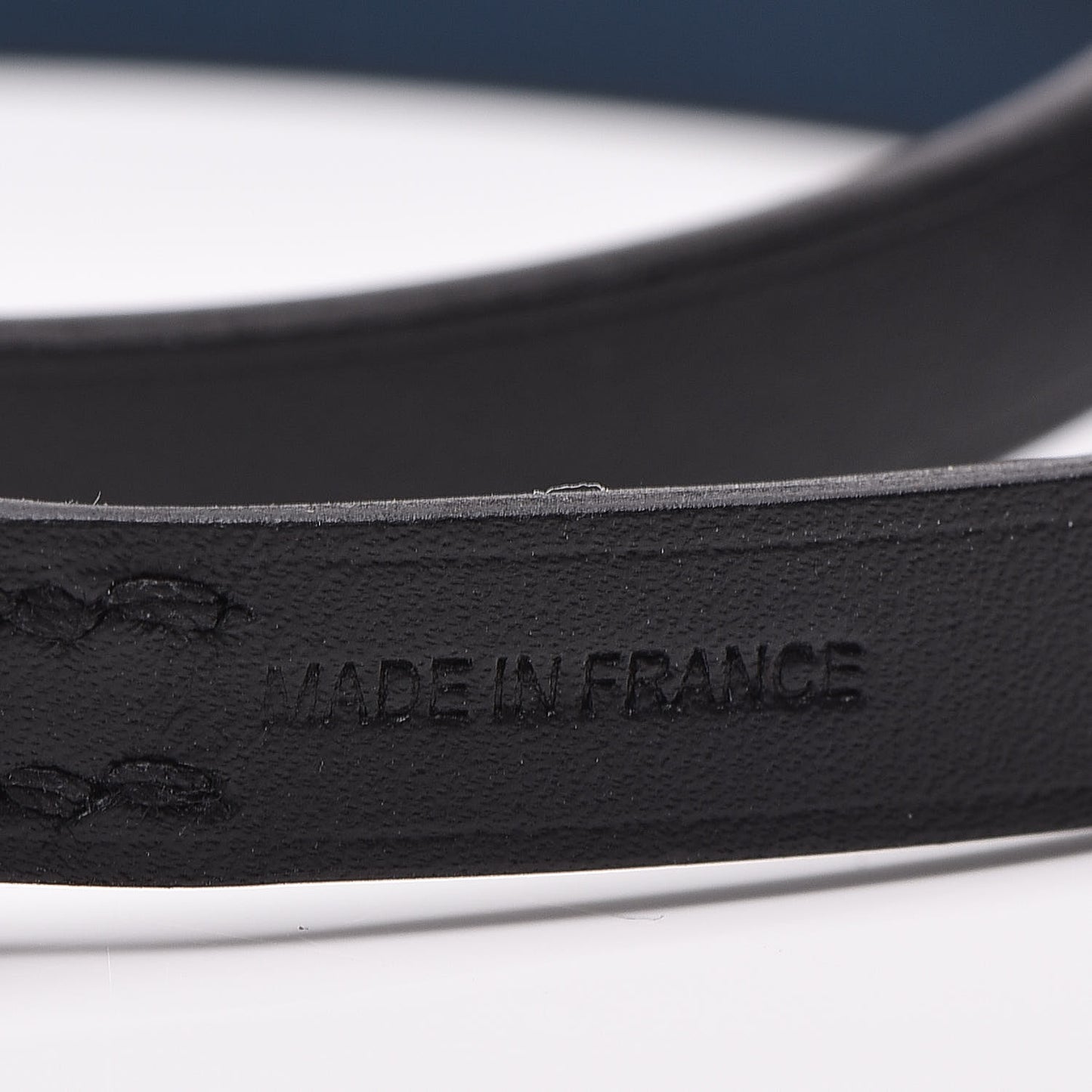 Chamonix Swift Paddock Double Tour Bracelet T4 Black Bleu De Prusse