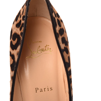 Christian Louboutin Pony Hair Pigalle Follies Pumps 40.5 Leopard 9 of 9