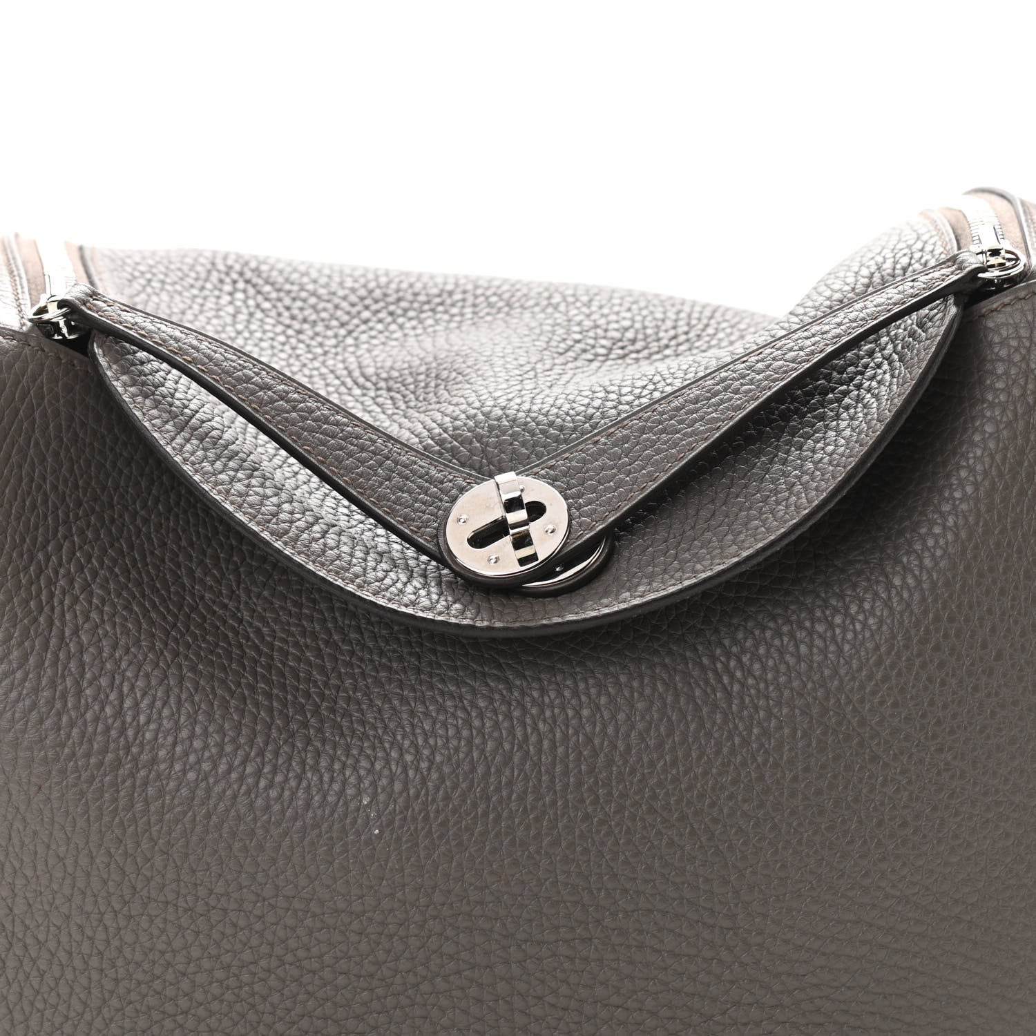 Hermes Taurillon Clemence Lindy 30 Etain 7 of 10