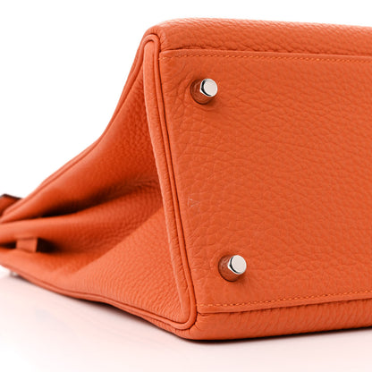 Hermes Togo Kelly Retourne 35 Orange 9 of 12