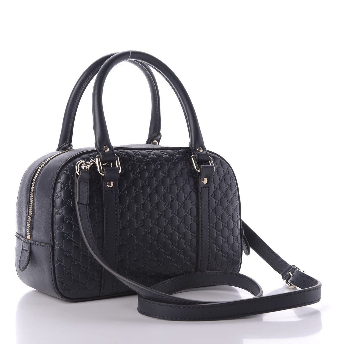 Soft Microguccissima Small Crossbody Bag Blue