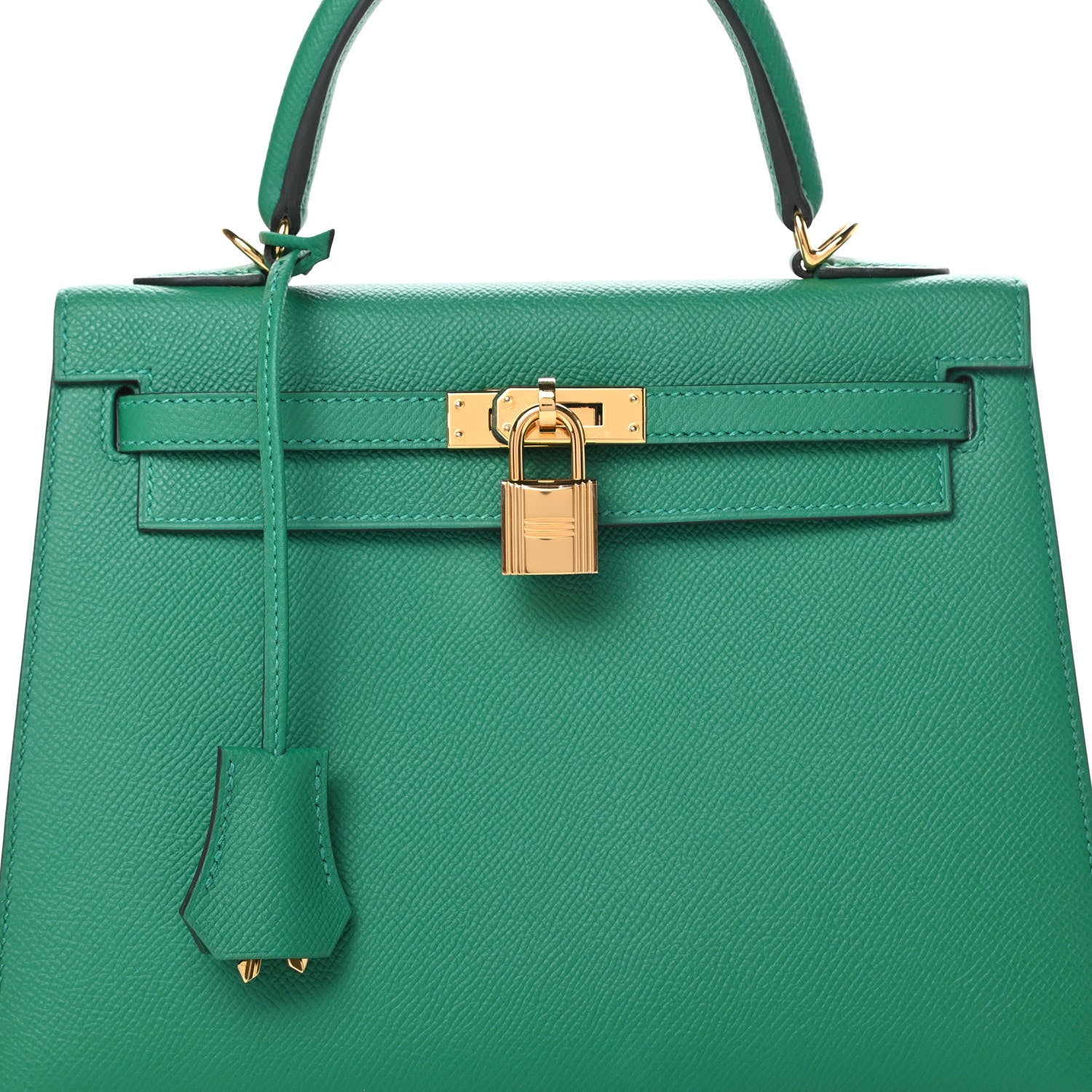 Hermes Epsom Kelly Sellier 25 Vert Vertigo 7 of 11