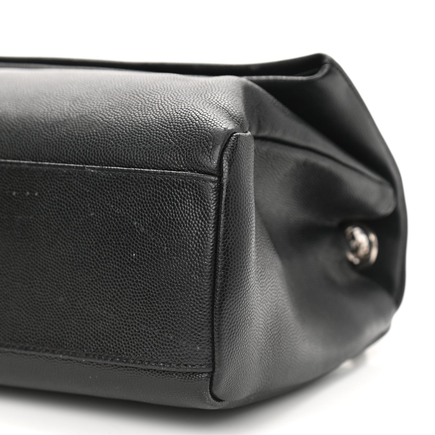 Saint Laurent Grain De Poudre Medium West Hollywood Monogram Fold-Over Black 19 of 22