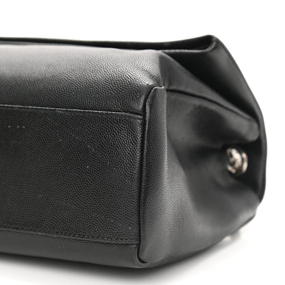 Saint Laurent Grain De Poudre Medium West Hollywood Monogram Fold-Over Black 19 of 22