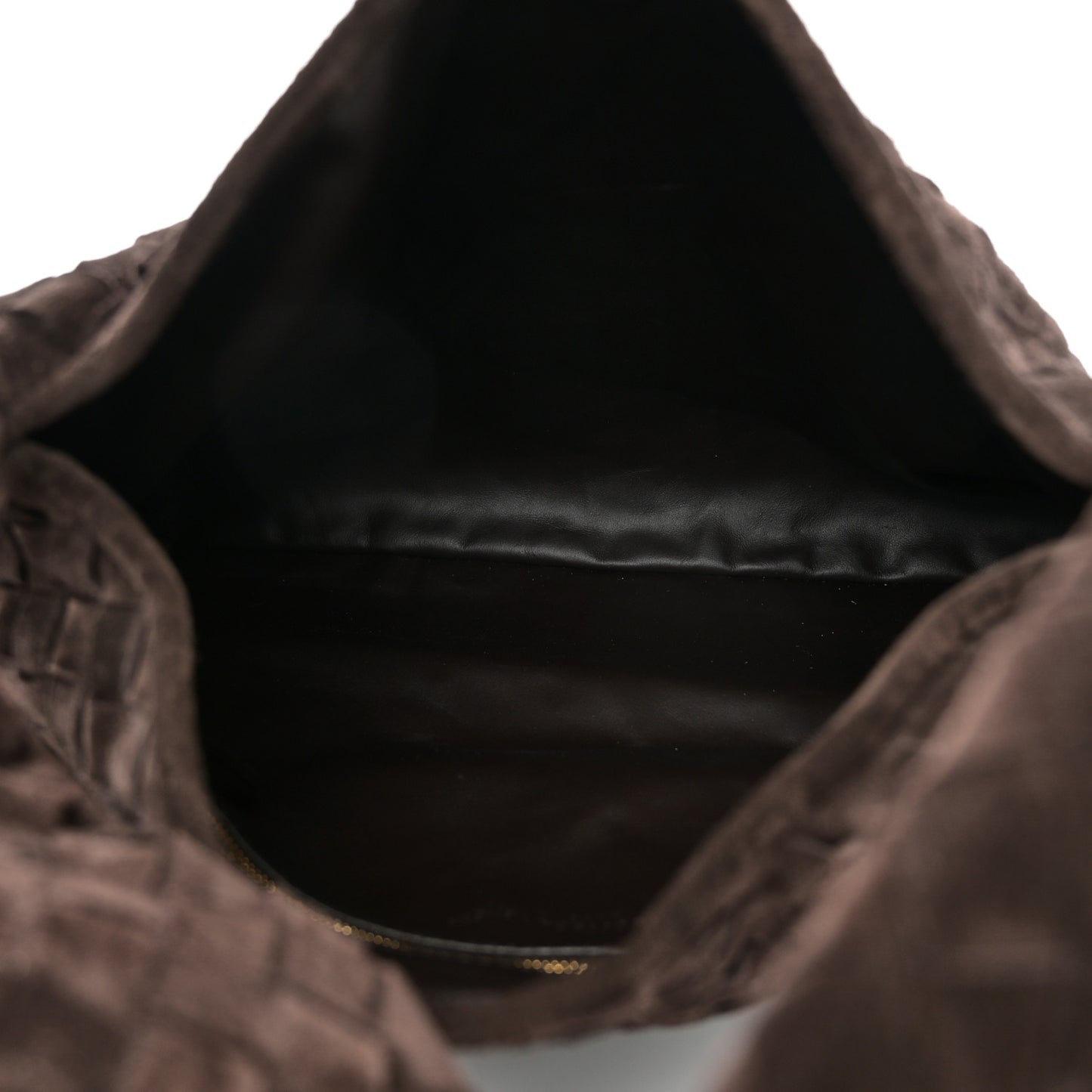 Suede Intrecciato Small Hop Fondant