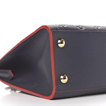 Louis Vuitton Empreinte Pont Neuf MM Marine Rouge 8 of 10
