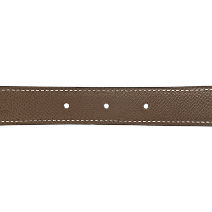 Hermes Swift Epsom 24mm H Belt 70 Black Etoupe 4 of 9