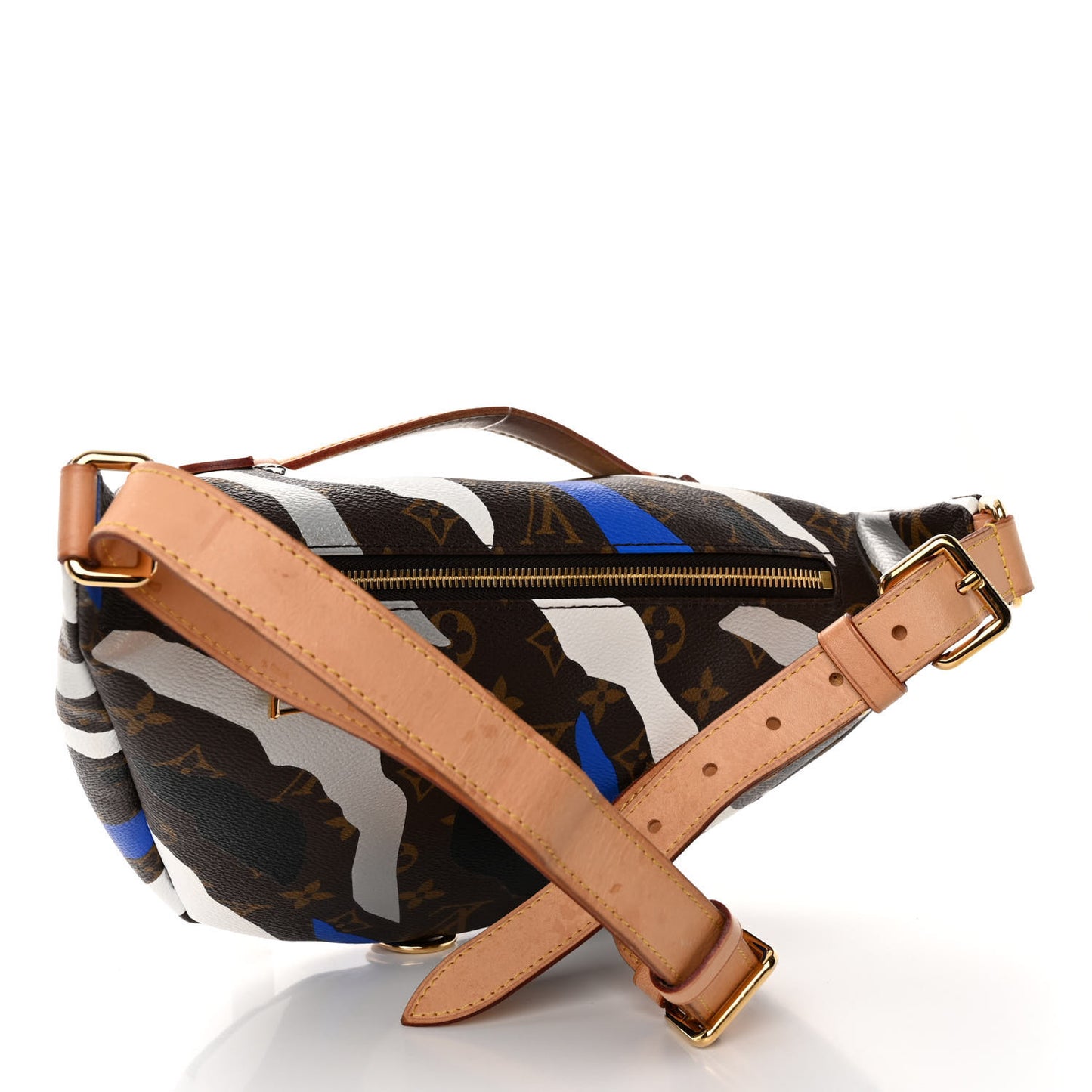 x LoL Monogram Bumbag Blue Silver