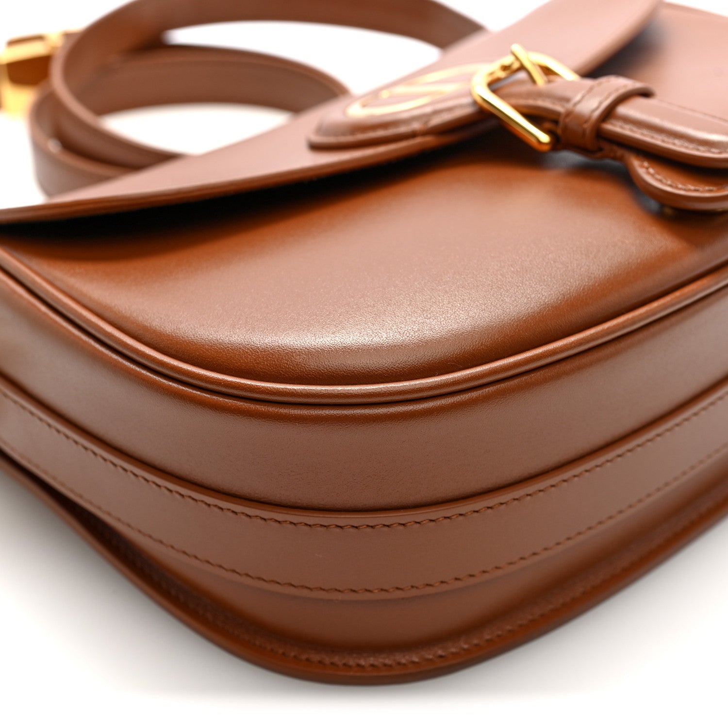 Christian Dior Box Calfskin Medium Bobby Flap Dark Tan 8 of 9
