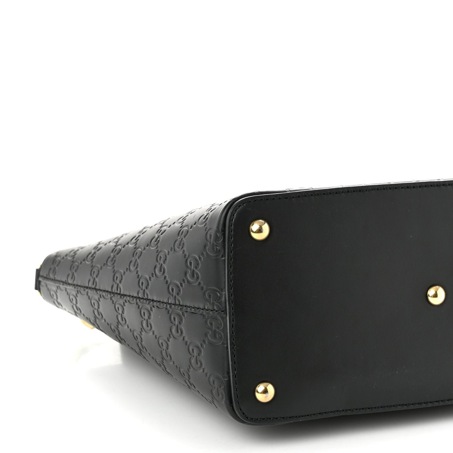 Guccissima Small Zippered Bucket Tote Black