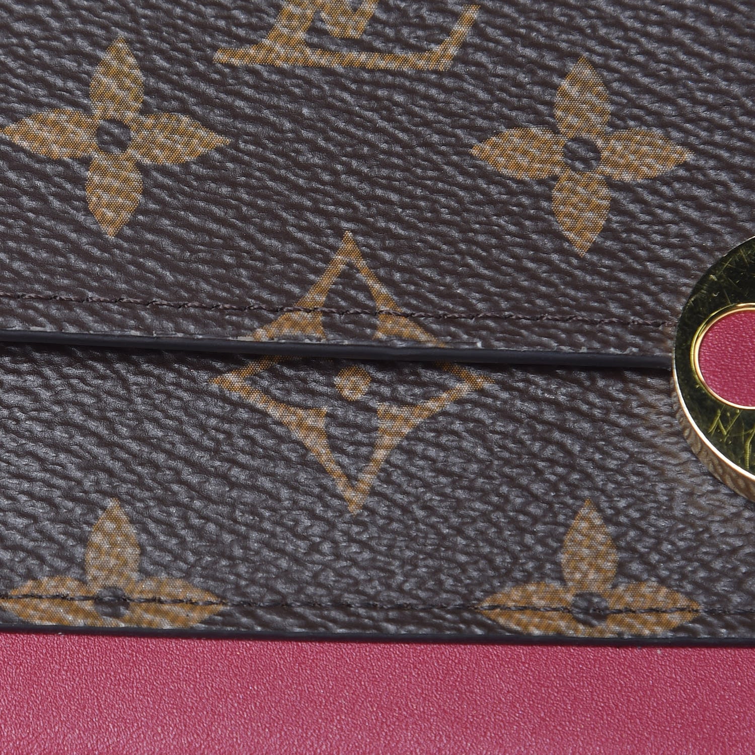 Louis Vuitton Monogram Flore Chain Wallet Fuchsia 7 of 7