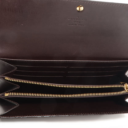 Louis Vuitton Vernis Sarah Wallet Amarante 5 of 7