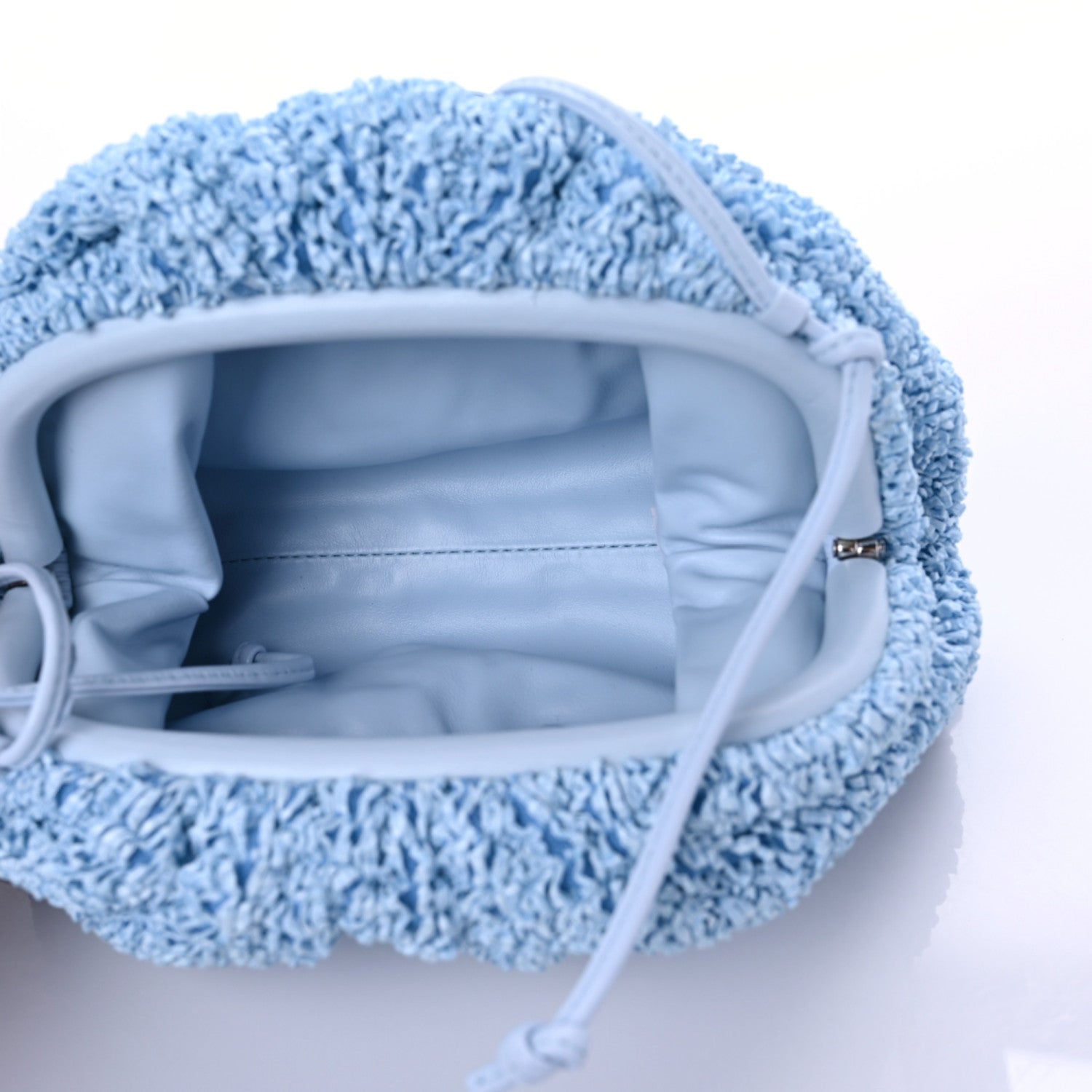 Bottega Veneta Boucle Curly Raffia The Mini Pouch Bubble 7 of 8