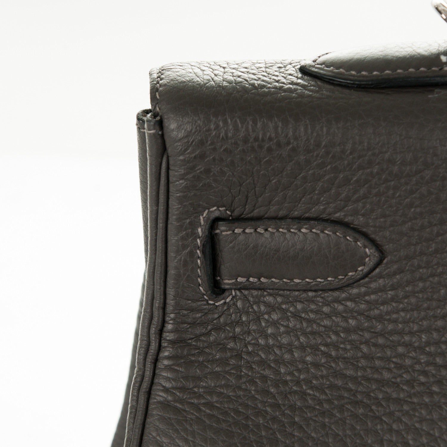 Hermes Taurillon Clemence Kelly Retourne 35 Graphite 13 of 27