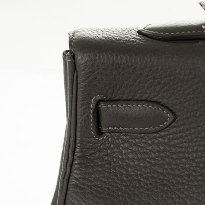 Hermes Taurillon Clemence Kelly Retourne 35 Graphite 13 of 27