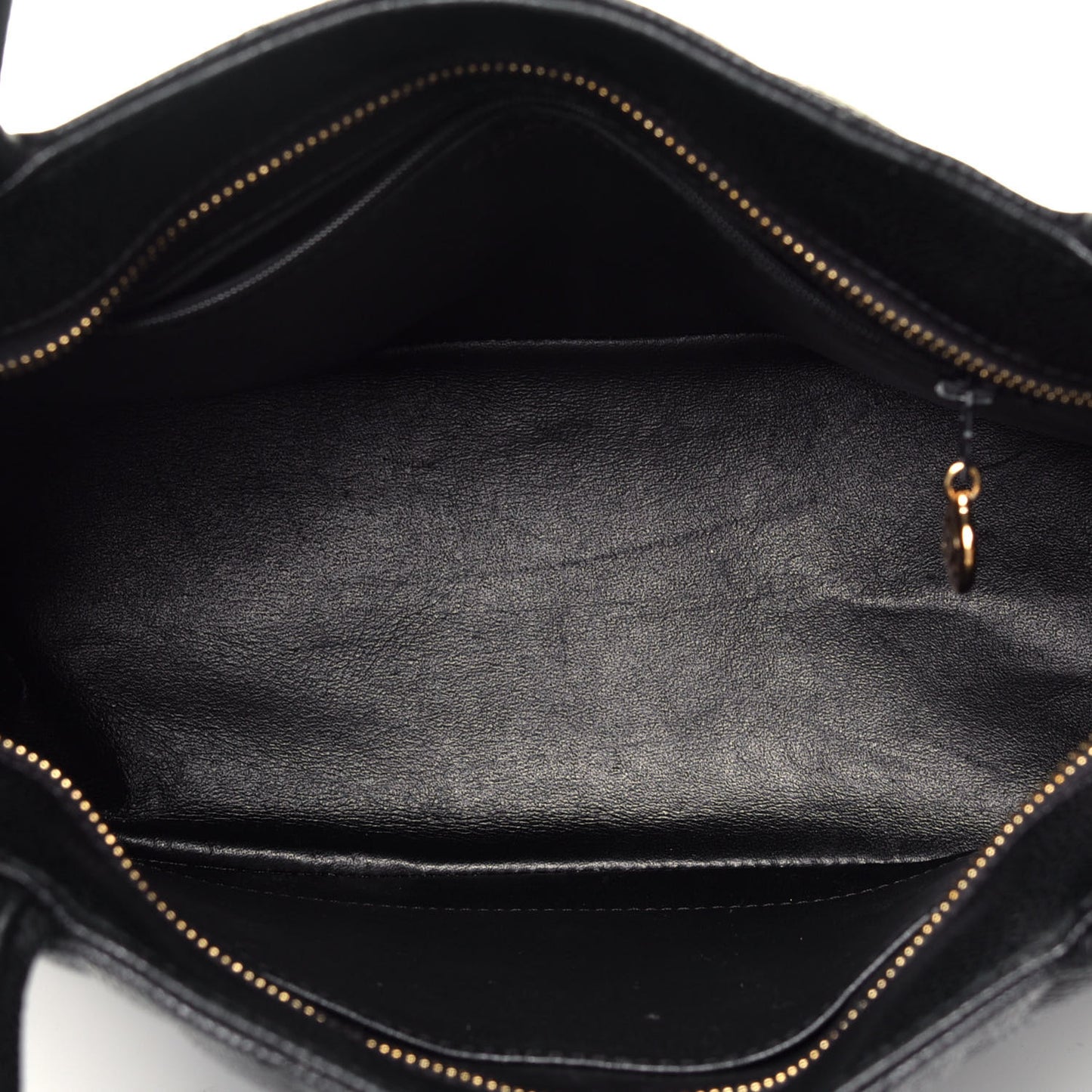 Caviar Quilted Medallion Tote Black