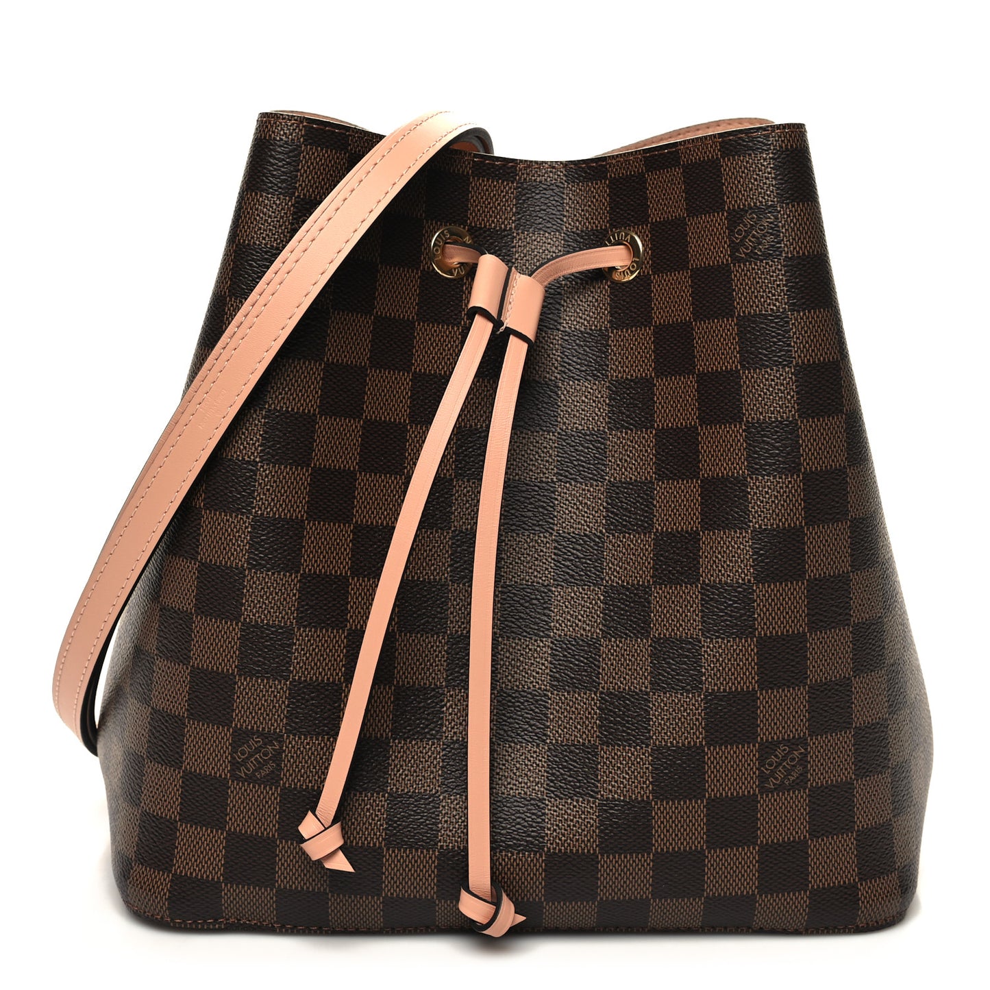 Damier Ebene Neonoe MM Venus Pink