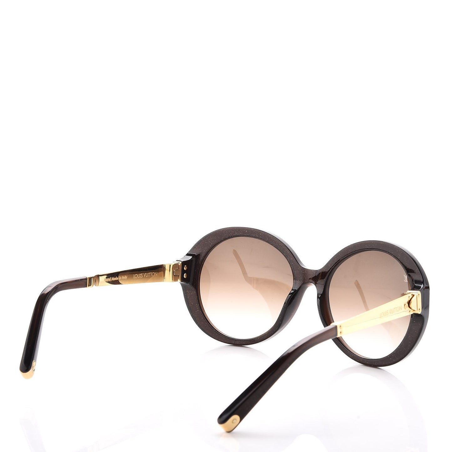 Petit Soupcon Rond Sunglasses Z0490W Brown Glitter