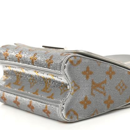 Louis Vuitton Sequins Monogram Twist Shoulder Bag PM Gold Silver 8 of 8