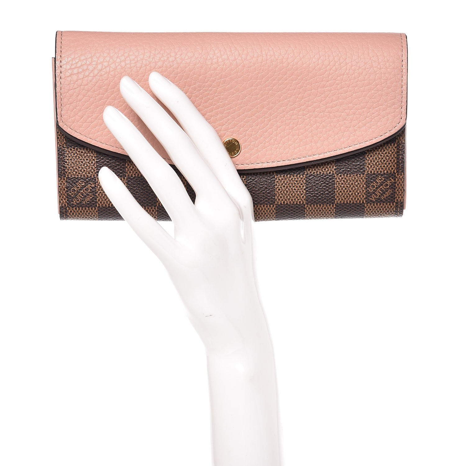 Louis Vuitton Damier Ebene Normandy Wallet Magnolia 2 of 6