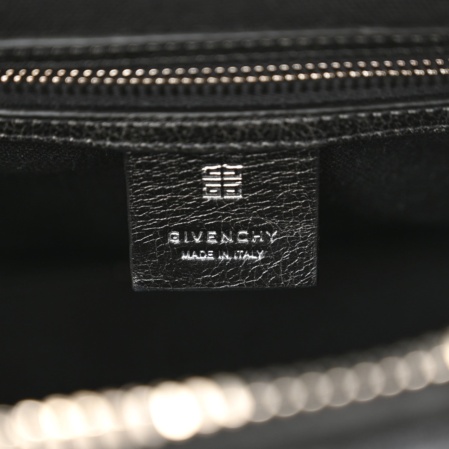 Givenchy Washed Denim Mini Antigona Shoulder Bag Black 6 of 13