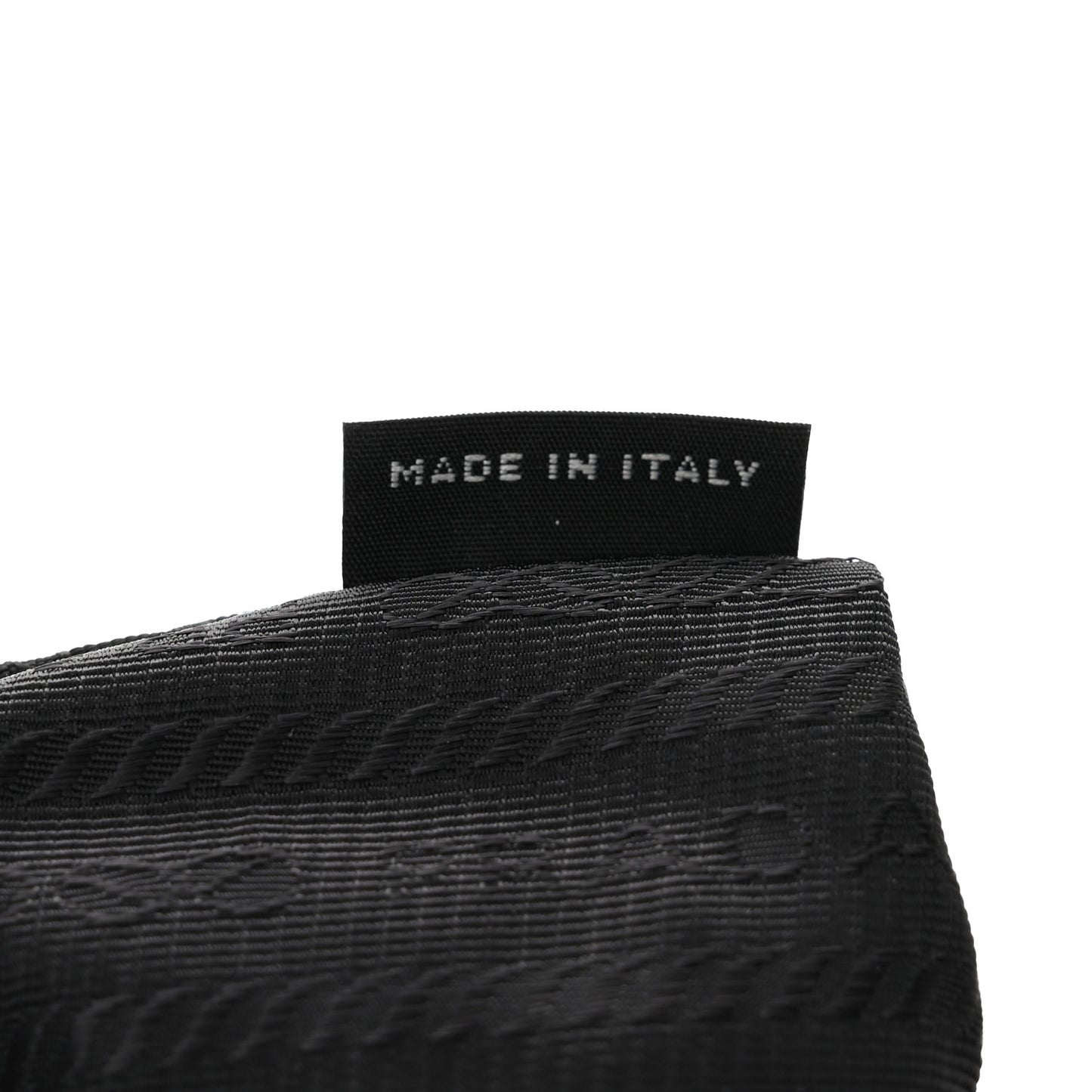 Tessuto Nylon Saffiano Lunar New Year Mini Re-Edition 2000 Bag Black Fuoco