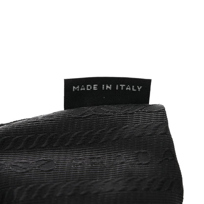 Prada Tessuto Nylon Saffiano Lunar New Year Mini Re-Edition 2000 Bag Black Fuoco 7 of 14