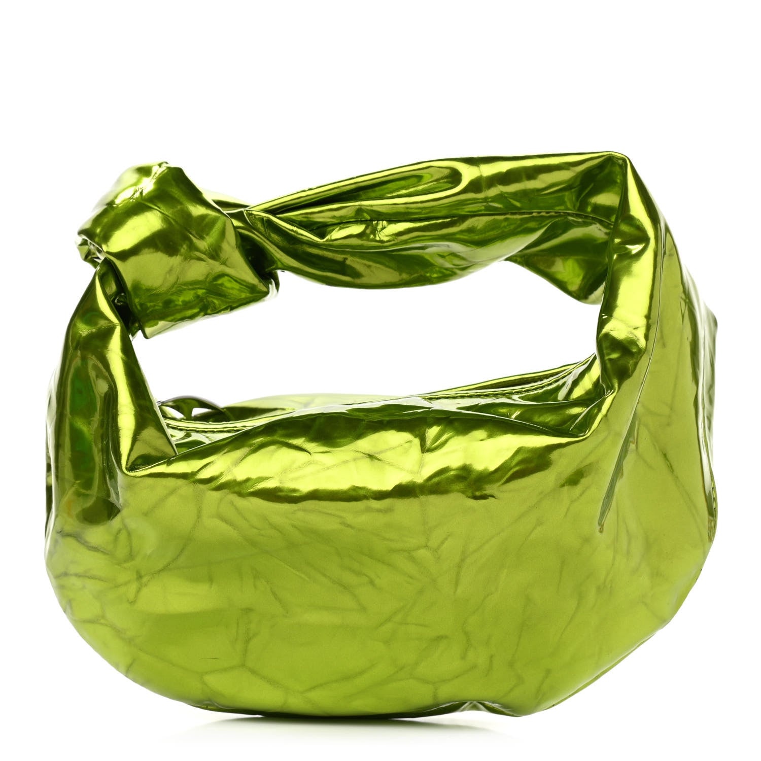 Bottega Veneta Metallic Crushed Calfskin Mini Jodie Chlorophyll 1 of 11