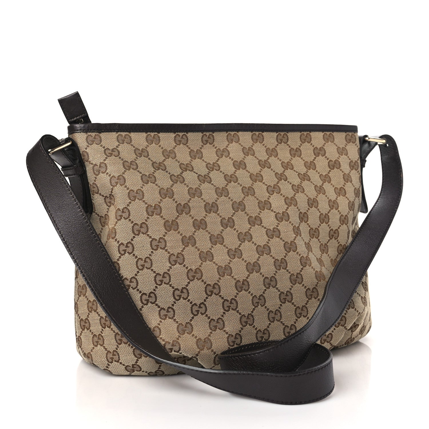 Gucci Monogram Messenger Bag Dark Brown 3 of 11