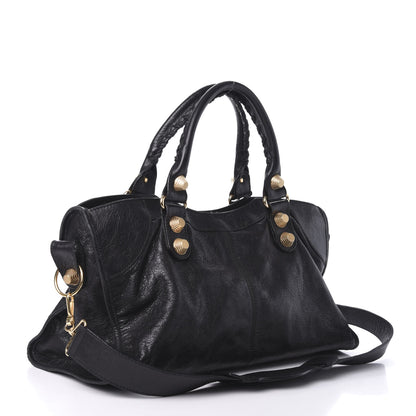 Balenciaga Agneau Giant 21 Gold Hardware Part Time Black 2 of 7