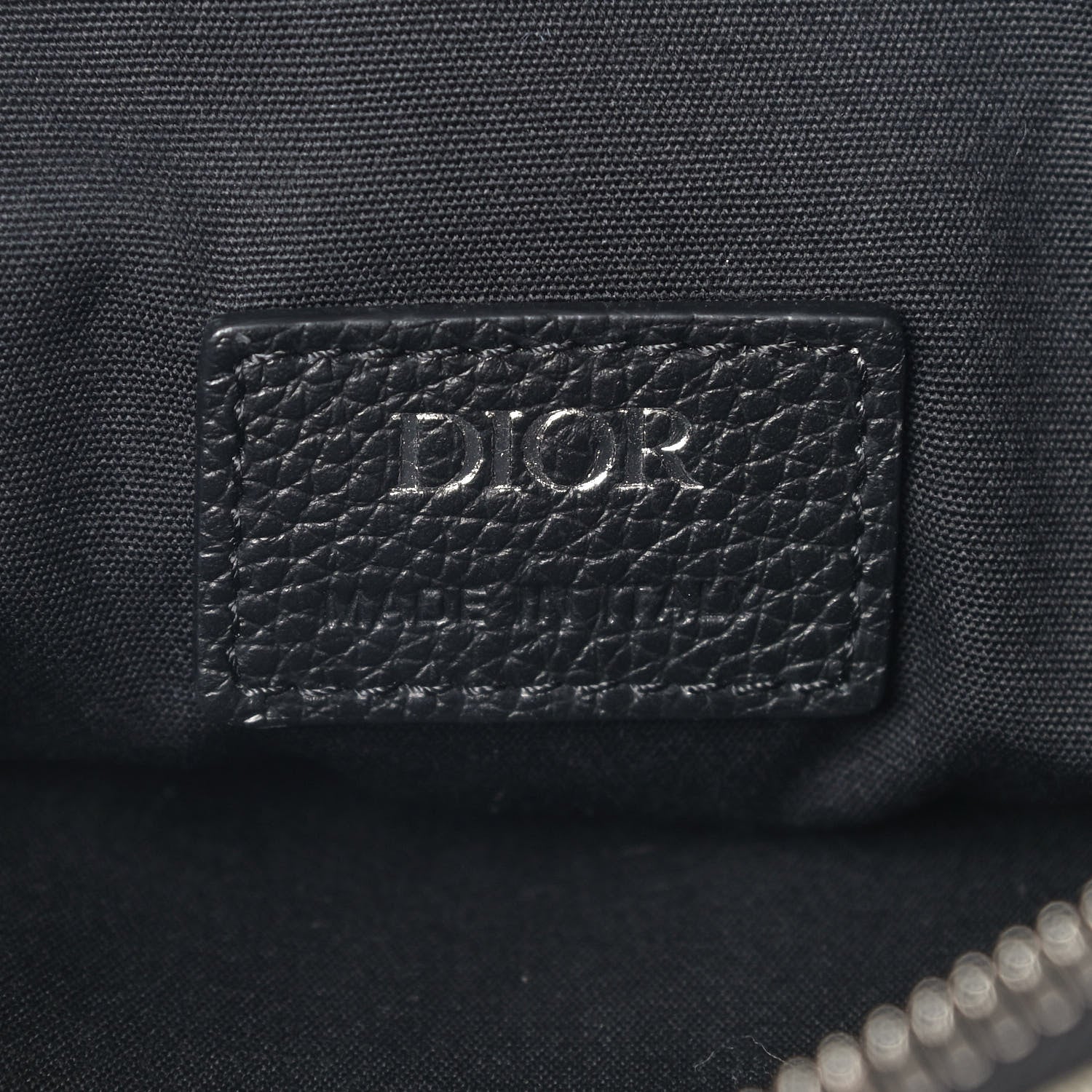 Christian Dior Oblique Mens Saddle Bag Blue 7 of 9