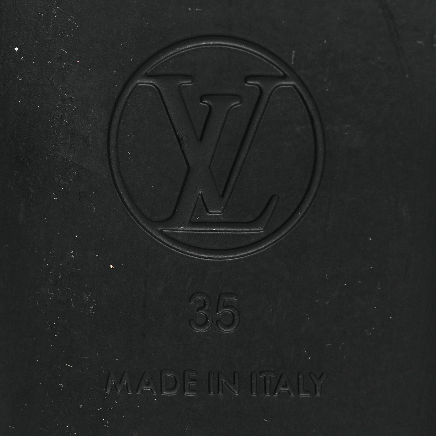 Louis Vuitton Monogram Sunbath Flat Mule Sandals 35 Black 6 of 7