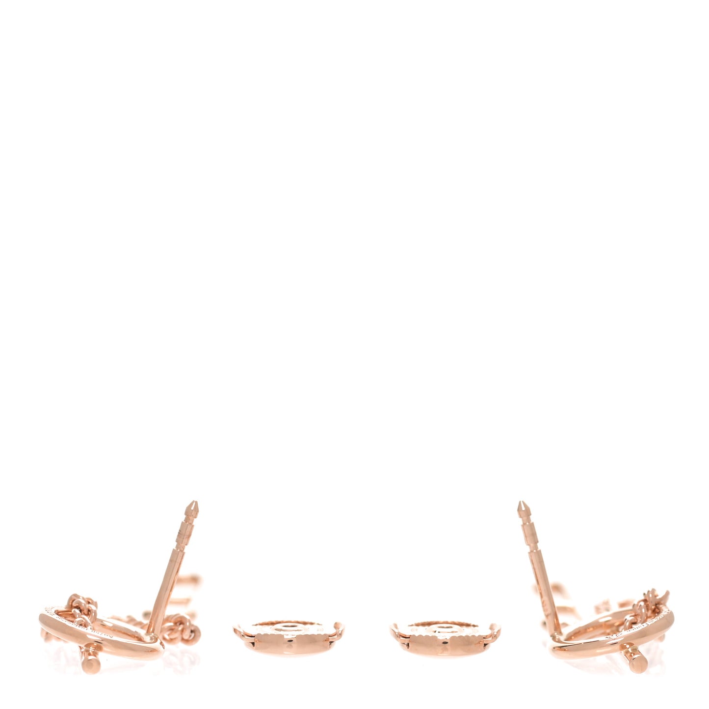 18K Rose Gold Echappee Earrings