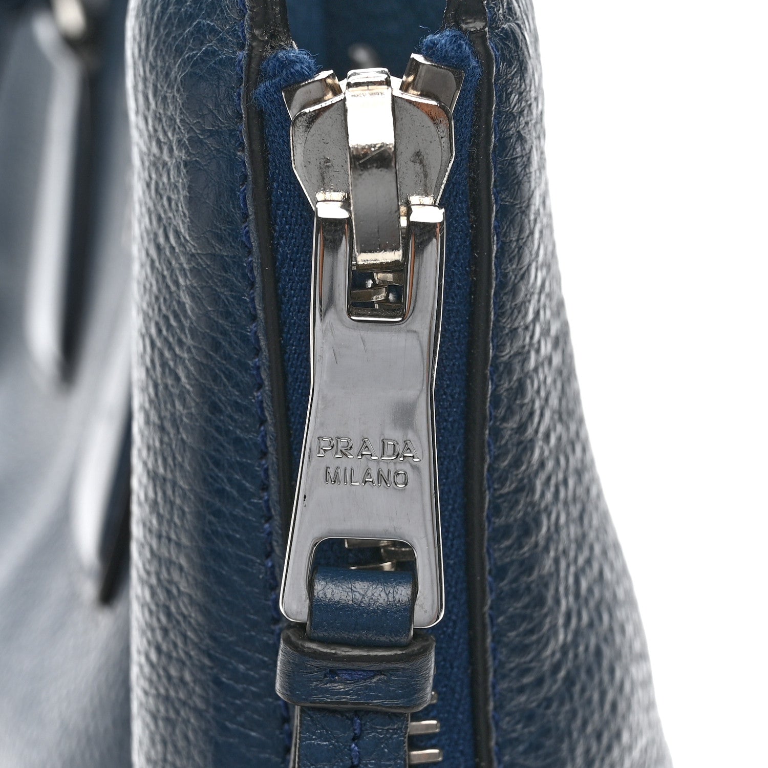 Prada Vitello Daino Shopping Tote Baltico 11 of 14