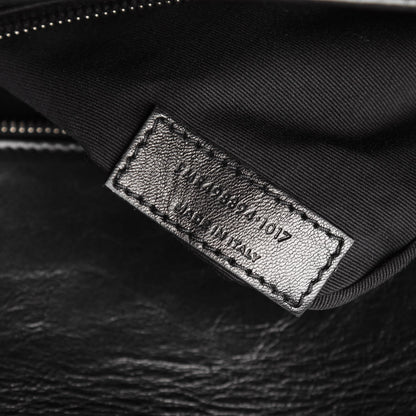 Saint Laurent Crinkled Calfskin Matelasse Monogram Medium Niki Chain Satchel Black 8 of 8